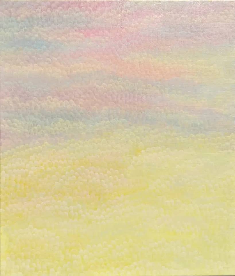 Faintly II, oil on canvas 2021 by Yoon Gyeom