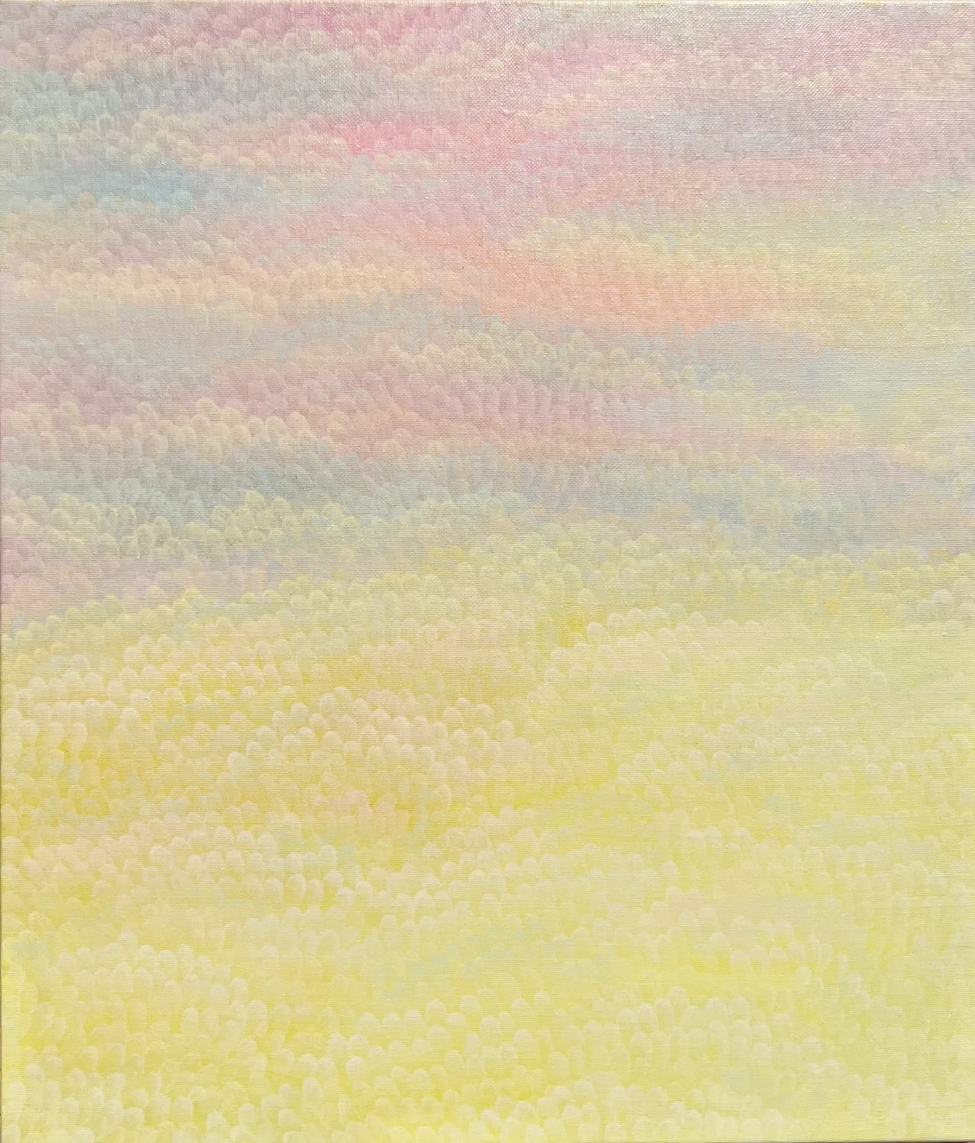 Faintly II, oil on canvas 2021 by Yoon Gyeom