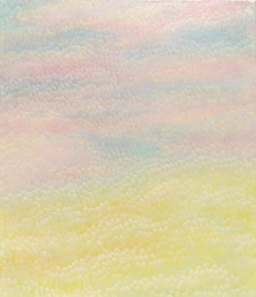 Faintly, oil on canvas 2021 by Yoon Gyeom