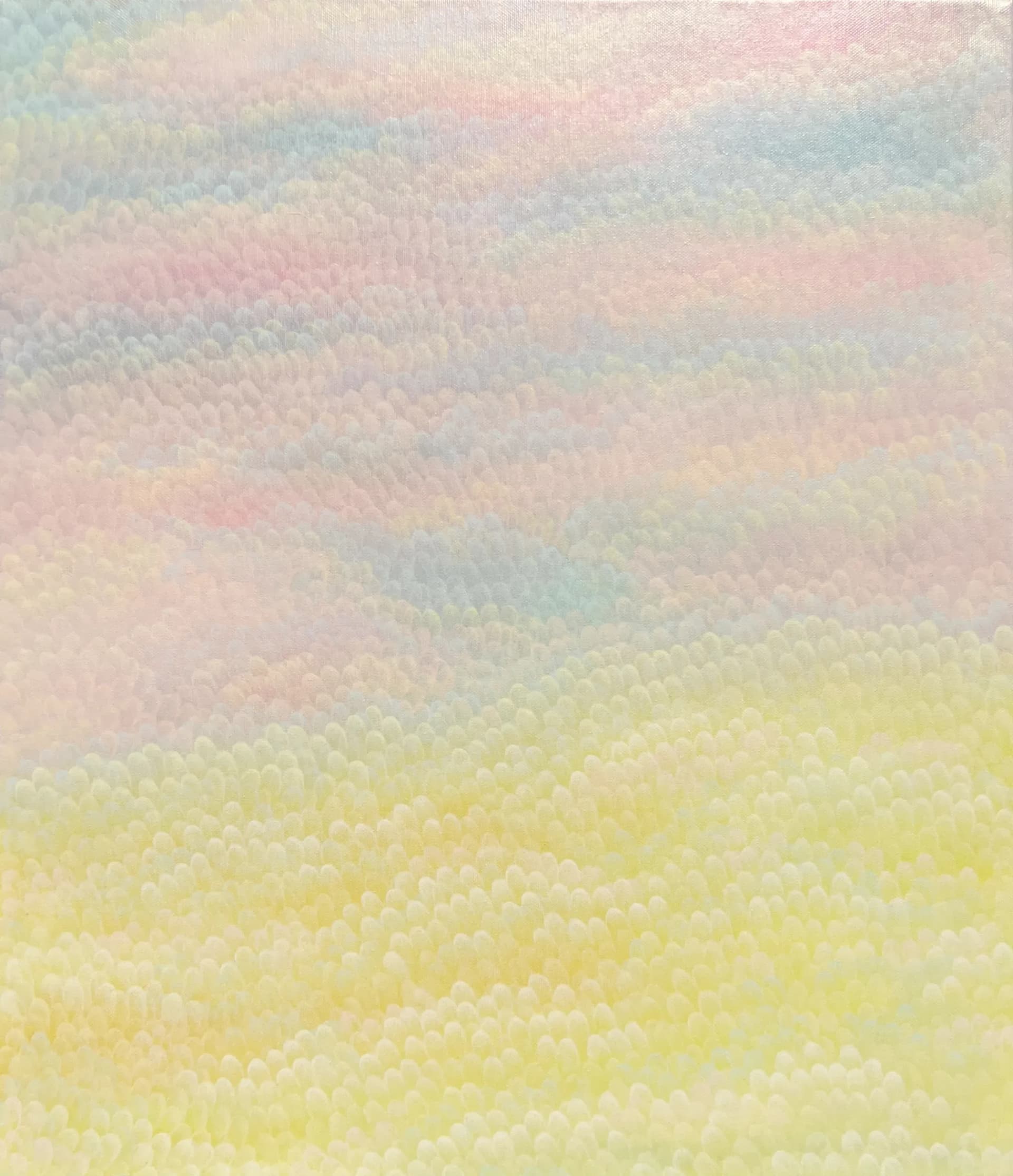 Faintly, oil on canvas 2021 by Yoon Gyeom
