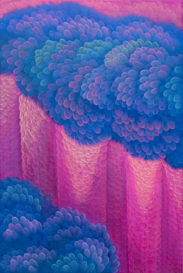 Pink fortress, oil on canvas 2024 by Yoon Gyeom