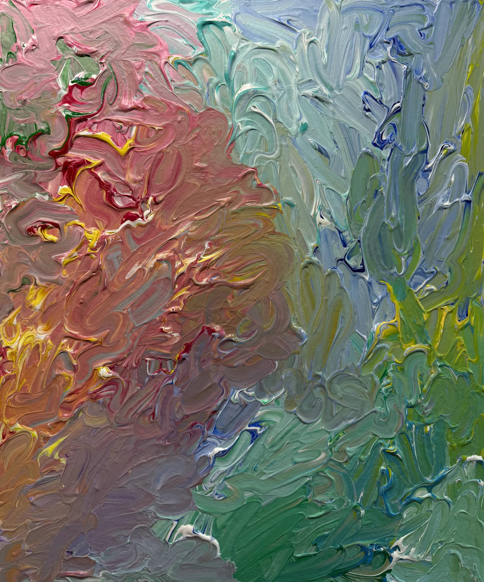 따뜻한 고요의 빛, Acrylic on canvas 2026 - 등작