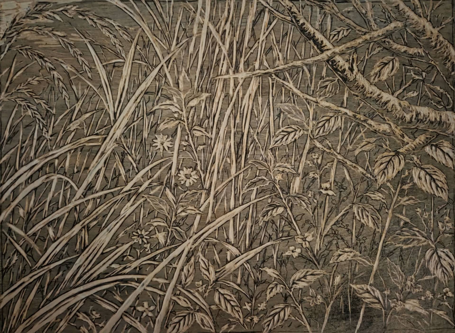 우리, 함께 피는 자리, Woodcut 2026 - 문숙희