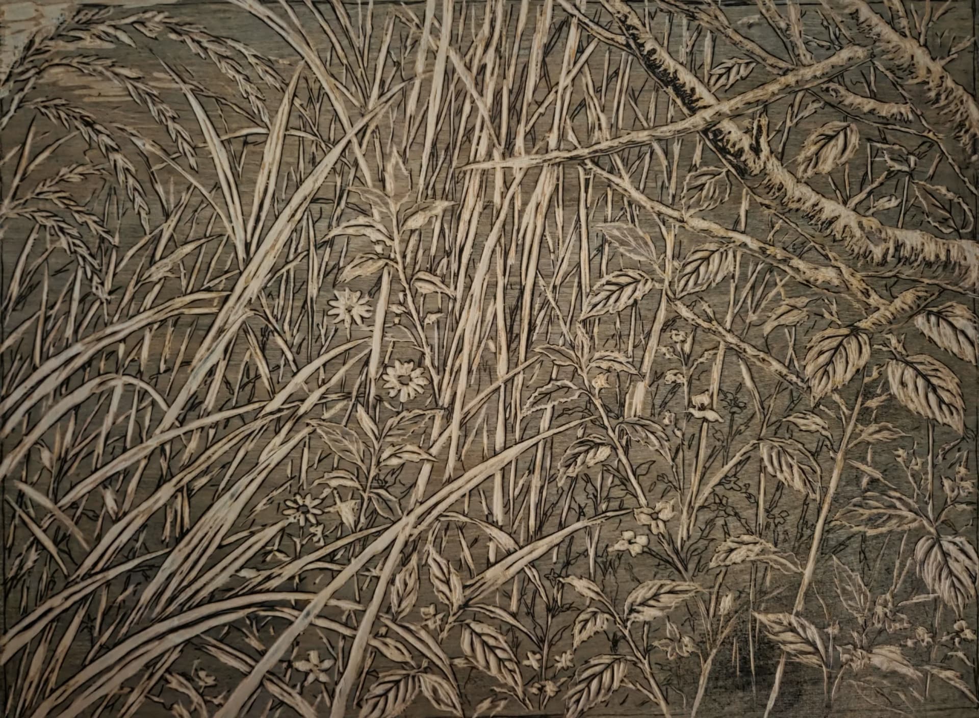 우리, 함께 피는 자리, Woodcut 2026 - 문숙희