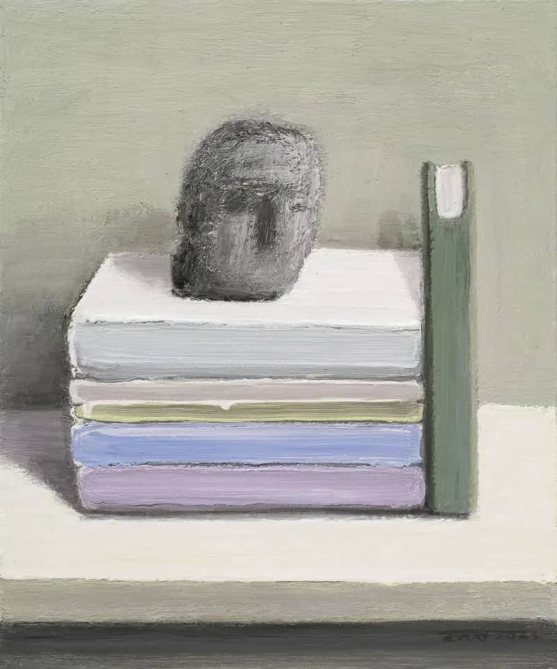 Weight of Books, 2023 by Ryu Junhwa