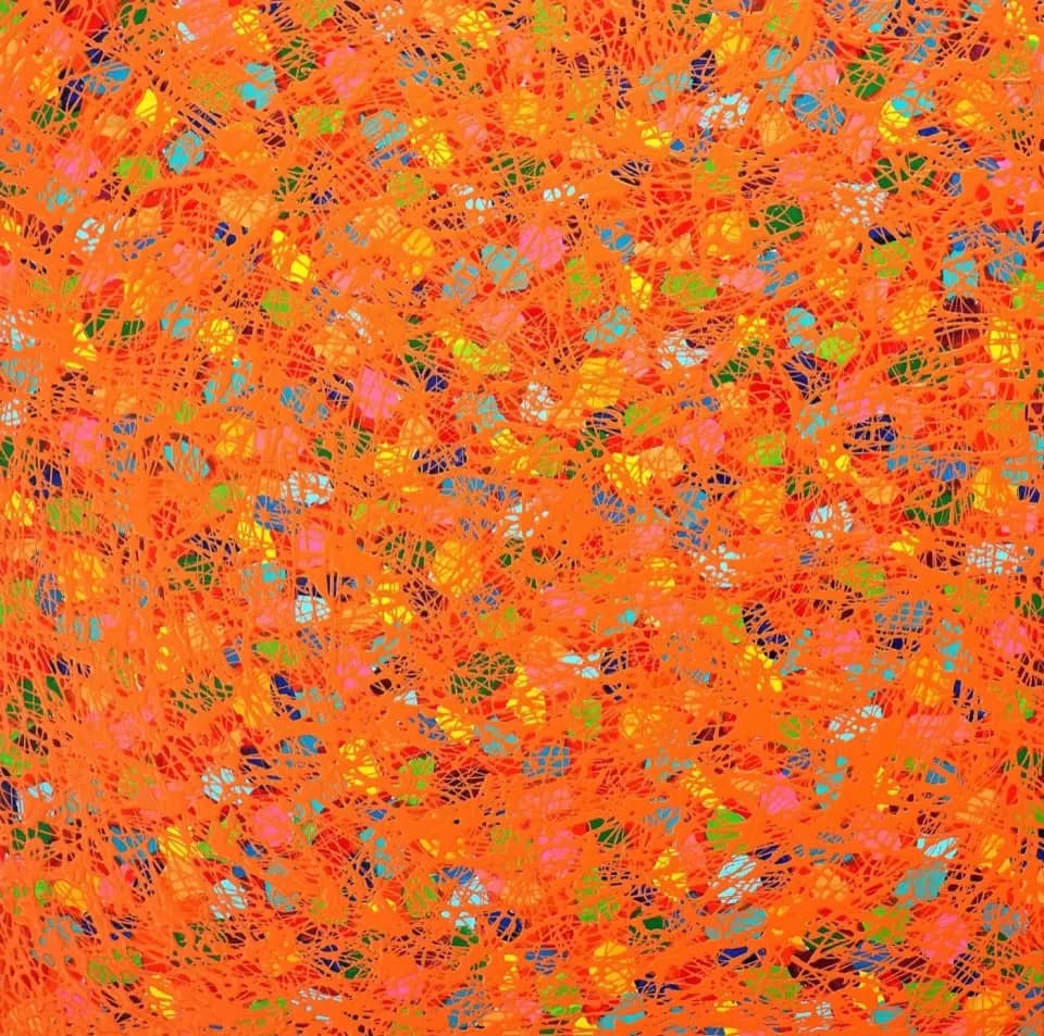 Struggling Through, Acrylic on canvas 2024 by Lee Eunhwa