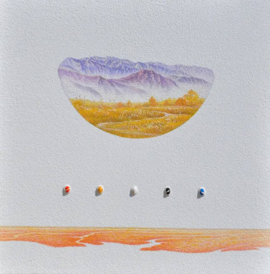 Yugong Yishan-1910, Oil on canvas 2019 by Kim Dongseok