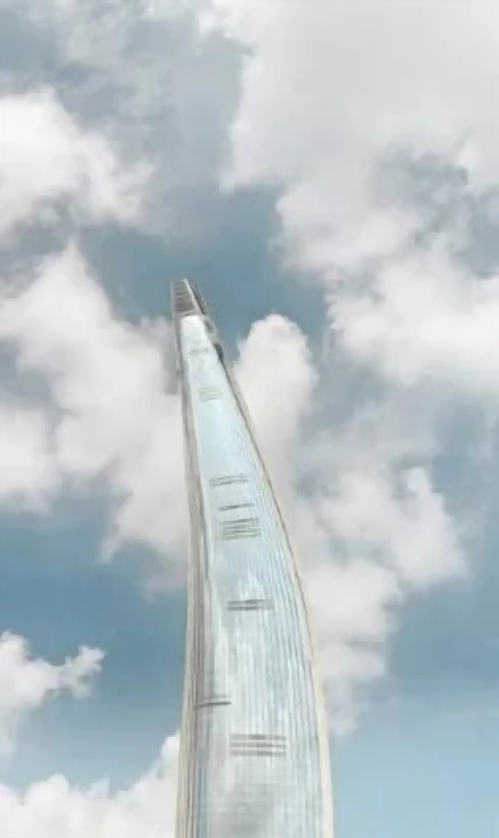 From the Trajectory of Curvilinear Motion: Lotte World Tower 230817