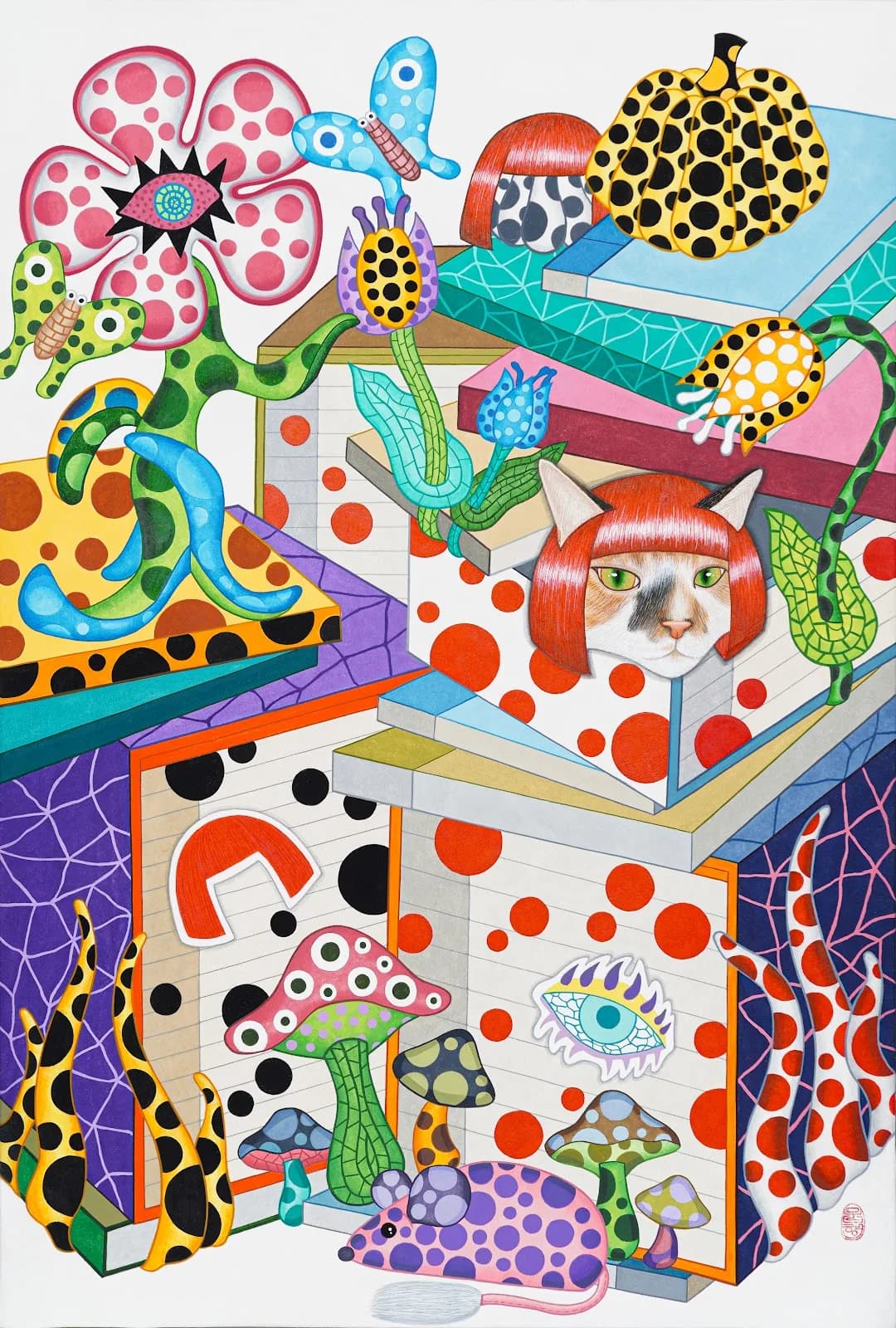 Chaekgeori x Yayoi Kusama