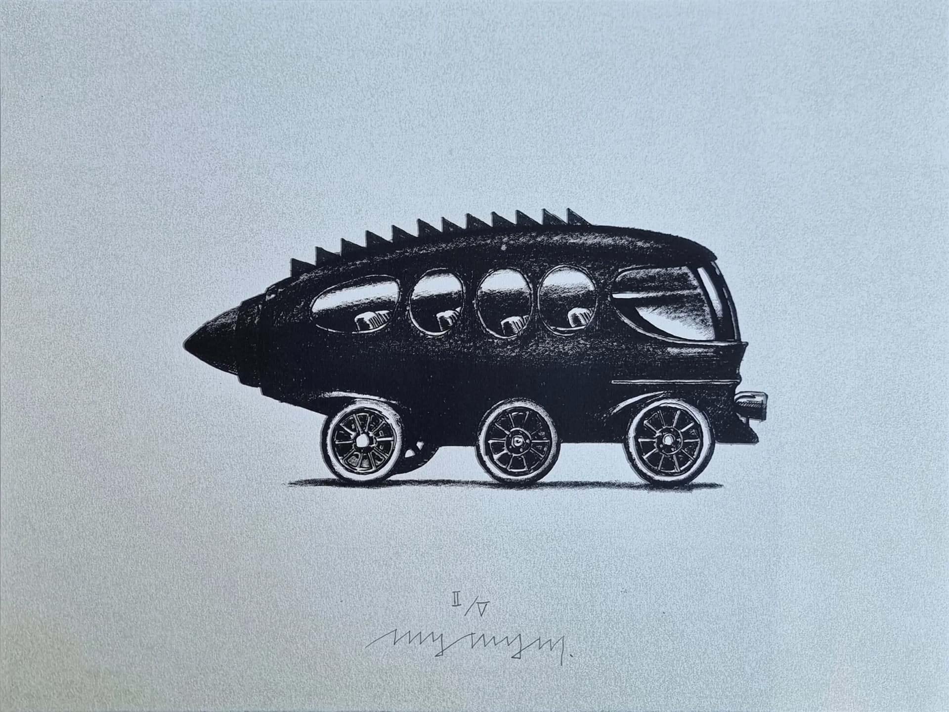 괴상한1, silkscreen print 2026 - 정명국