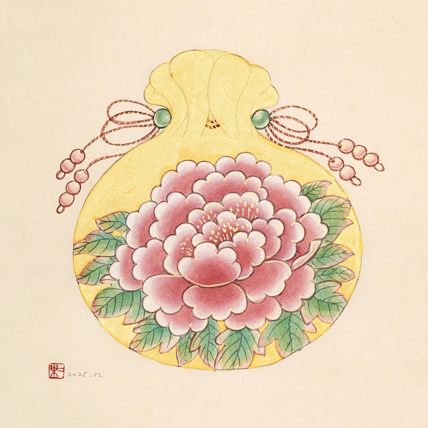 Lucky Pouch (Pink), 2025 by Jo Irak