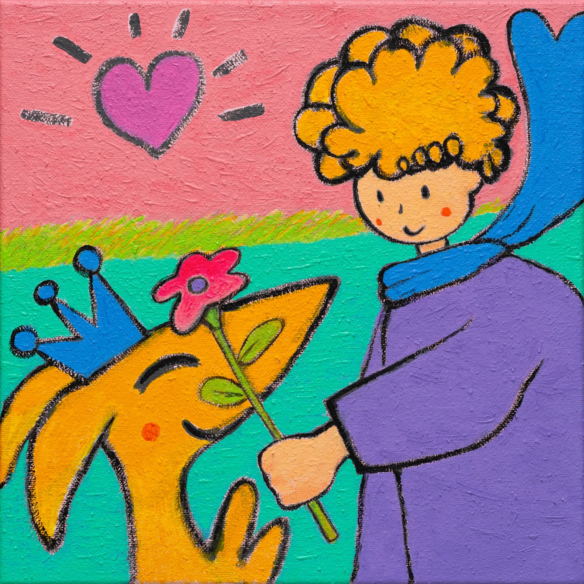 I Came Back to Give You This Flower, 2023 by Kang Seoktae