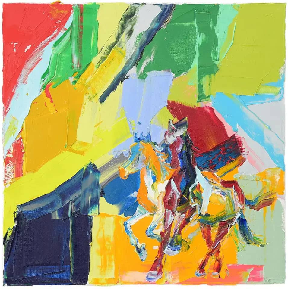 TOGETHER, Oil on canvas 2020 by Park Suji