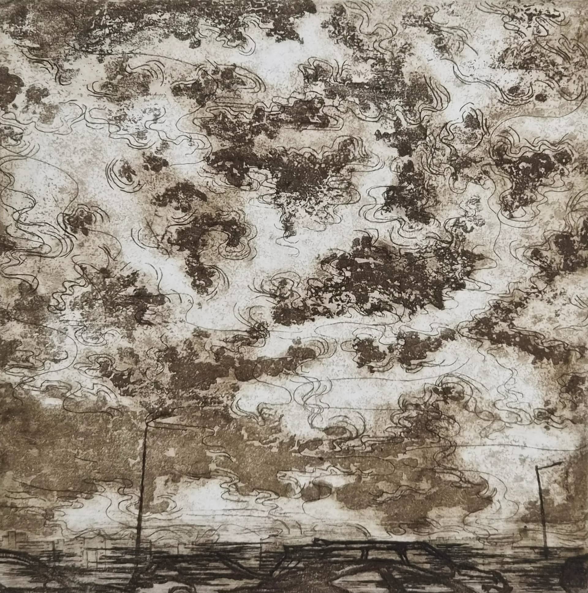 속도와 리듬, etching , aquatint 2026 - 김슬기