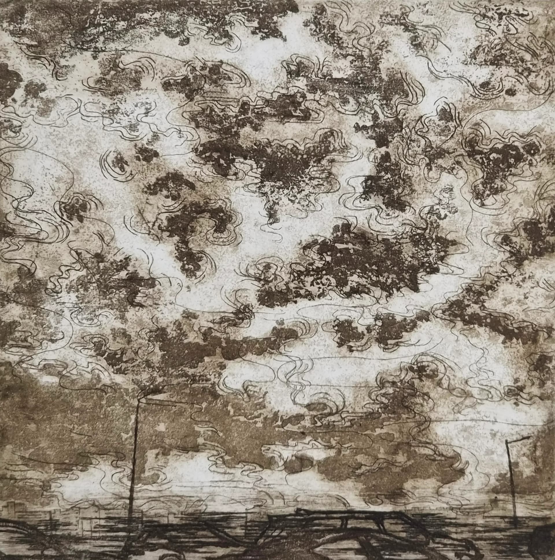 속도와 리듬, etching , aquatint 2026 - 김슬기