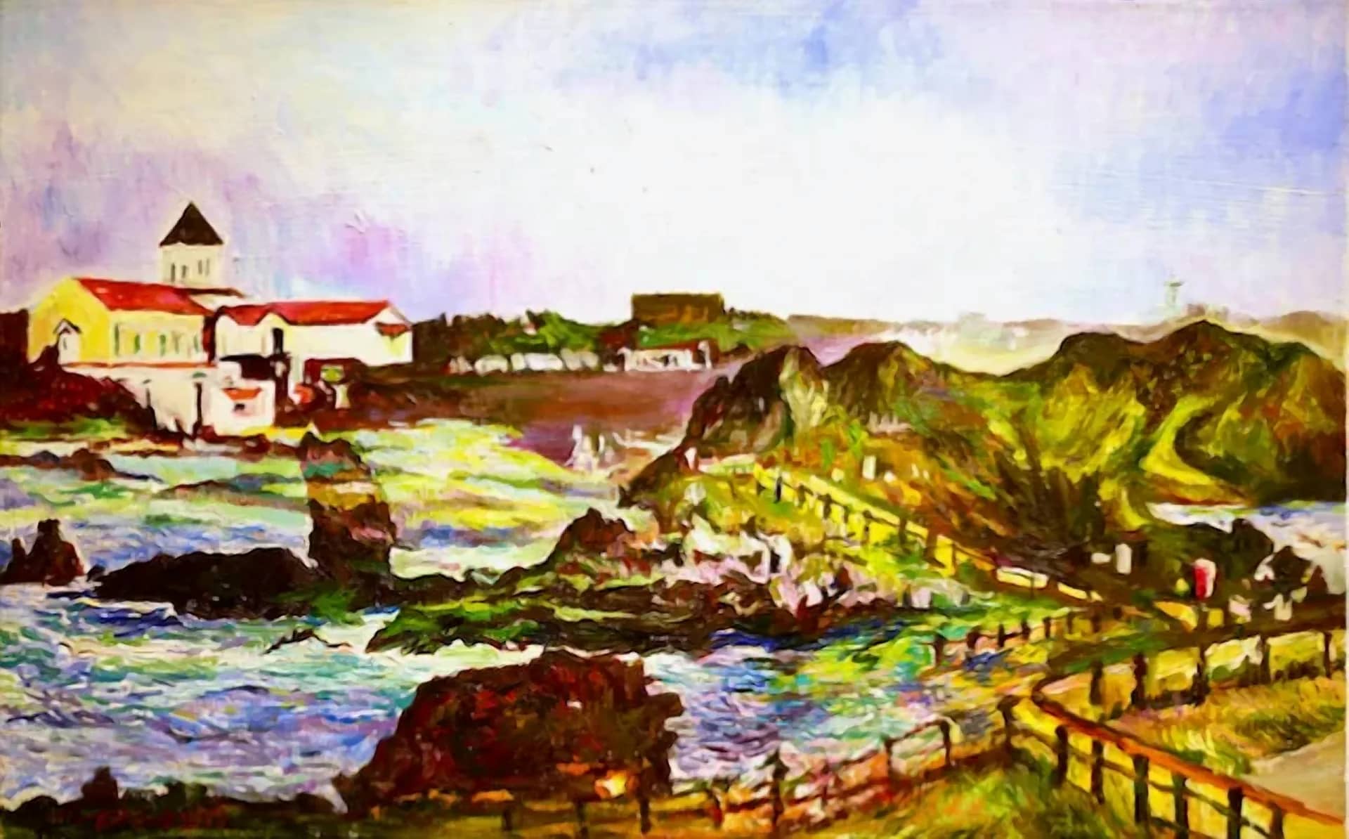 제주 섭지코지, Oil on canvas 2019 - 김주희