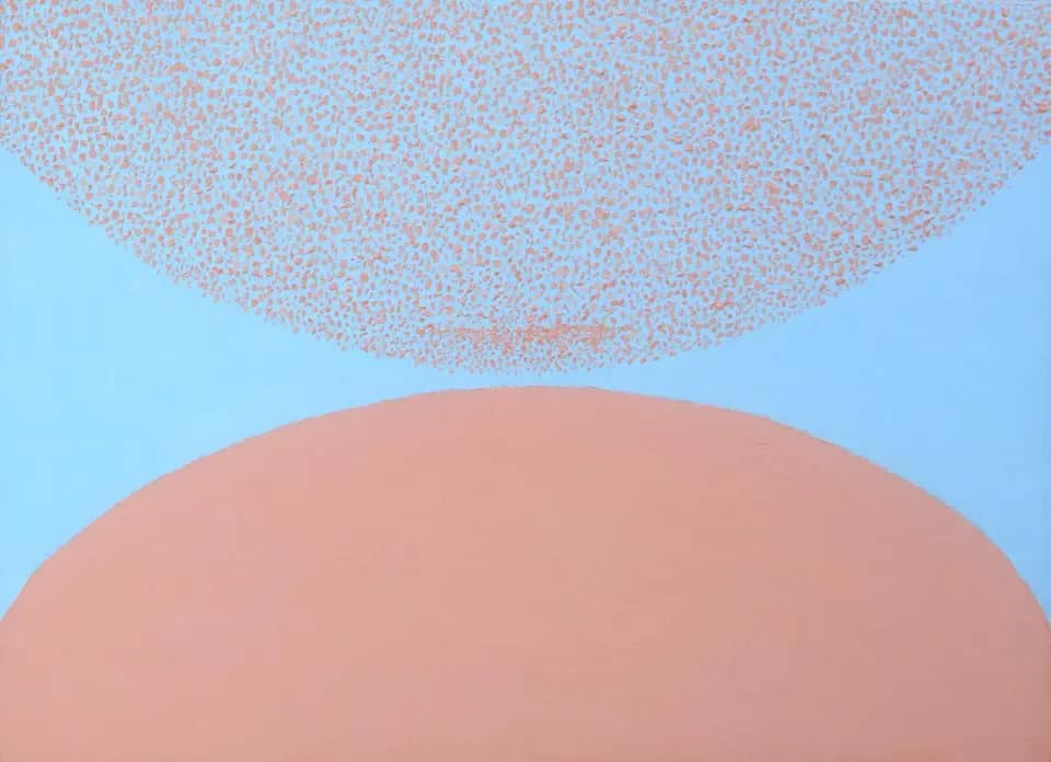 c ; Small Sky, Ottchil, Oil on canvas 2022 by Yang Uncheol