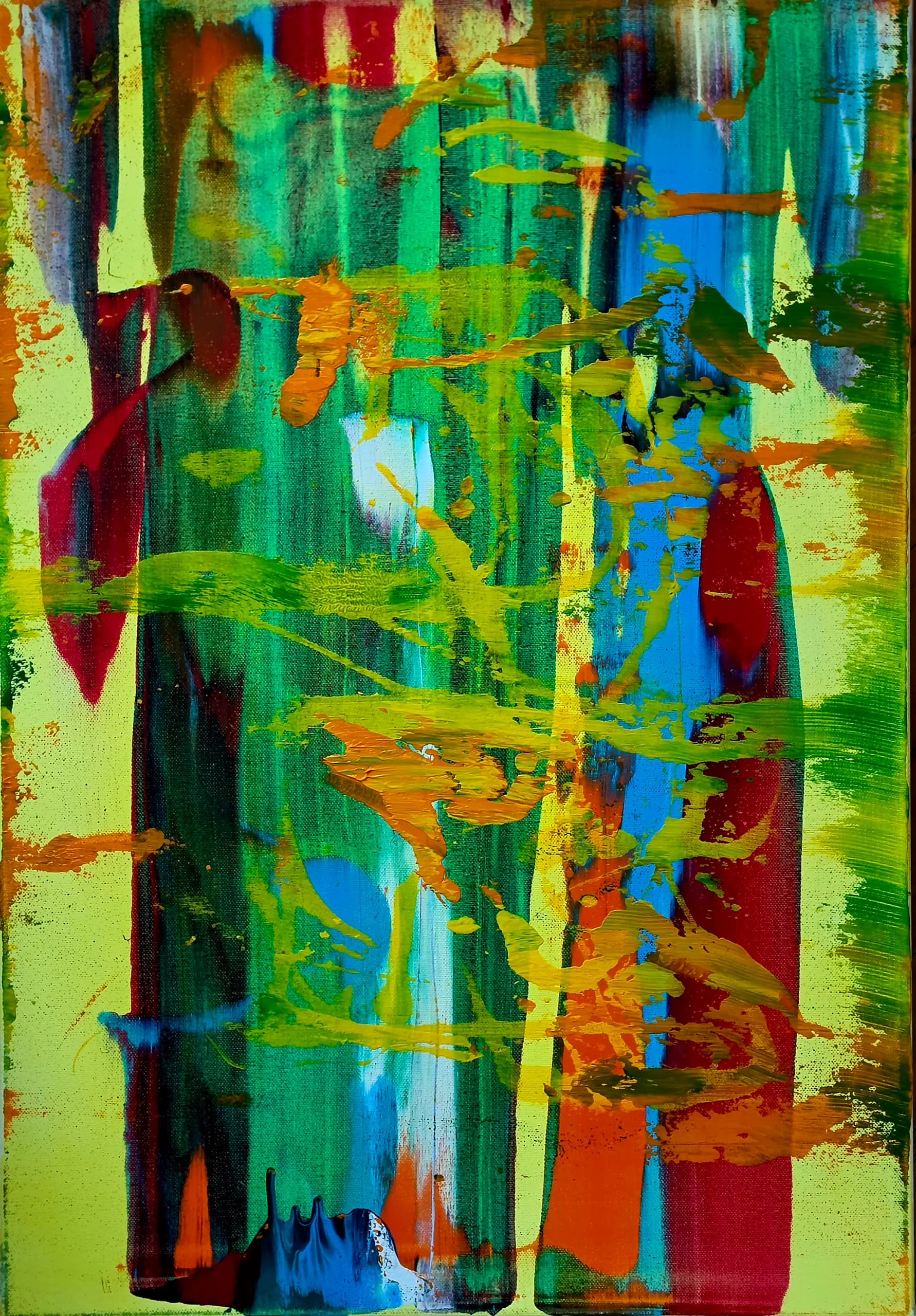 통섭, Acrylic on canvas 2026 - 정수연