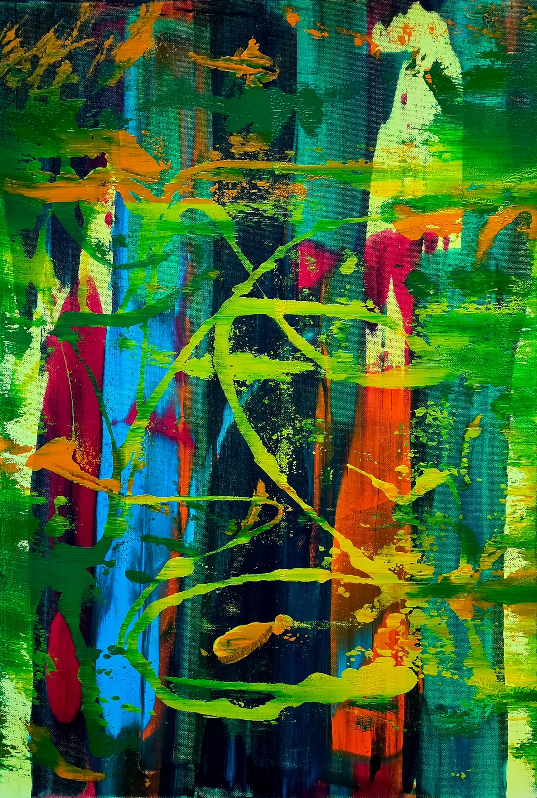 통섭, Acrylic on canvas 2026 - 정수연
