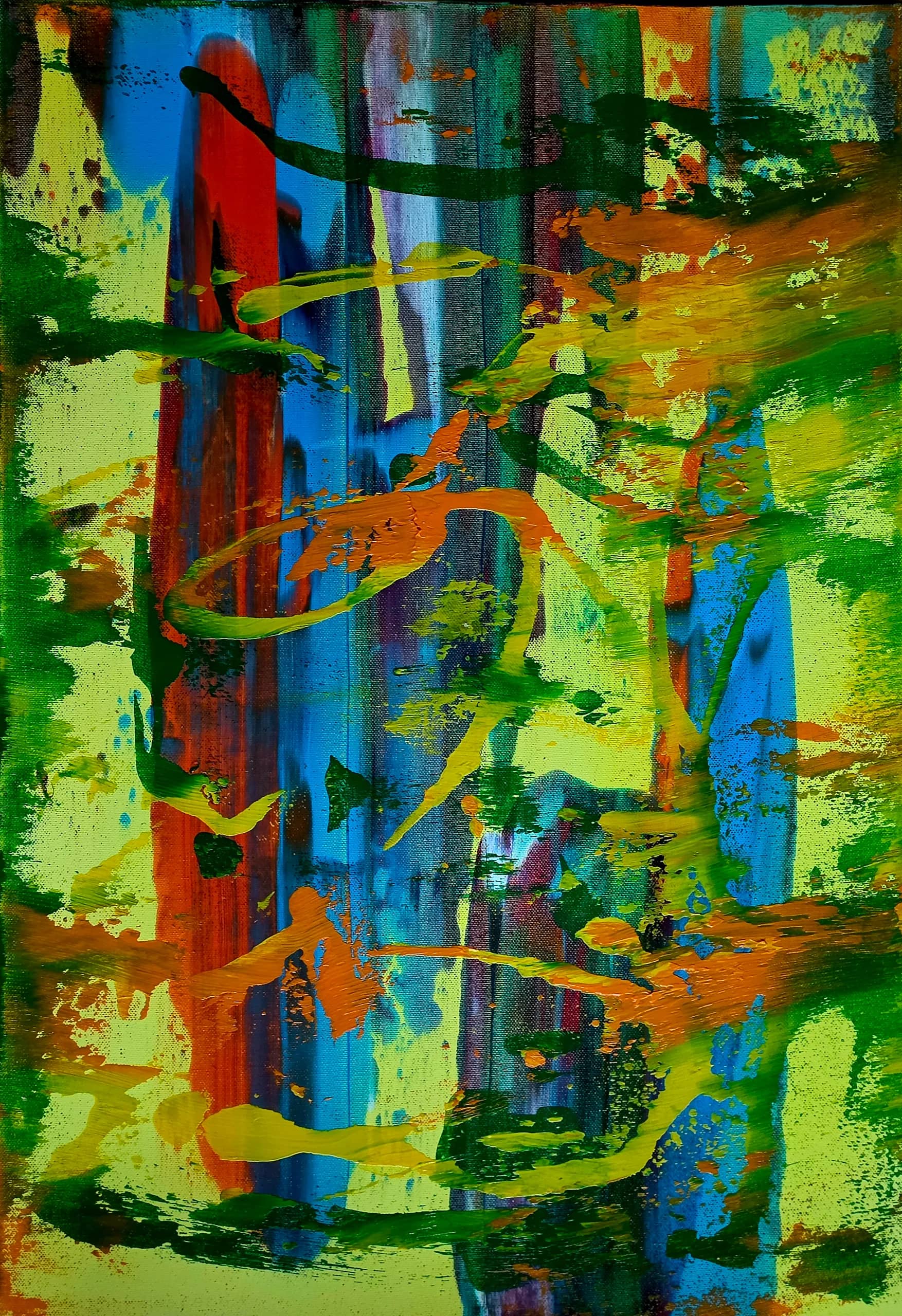 통섭, Acrylic on canvas 2026 - 정수연