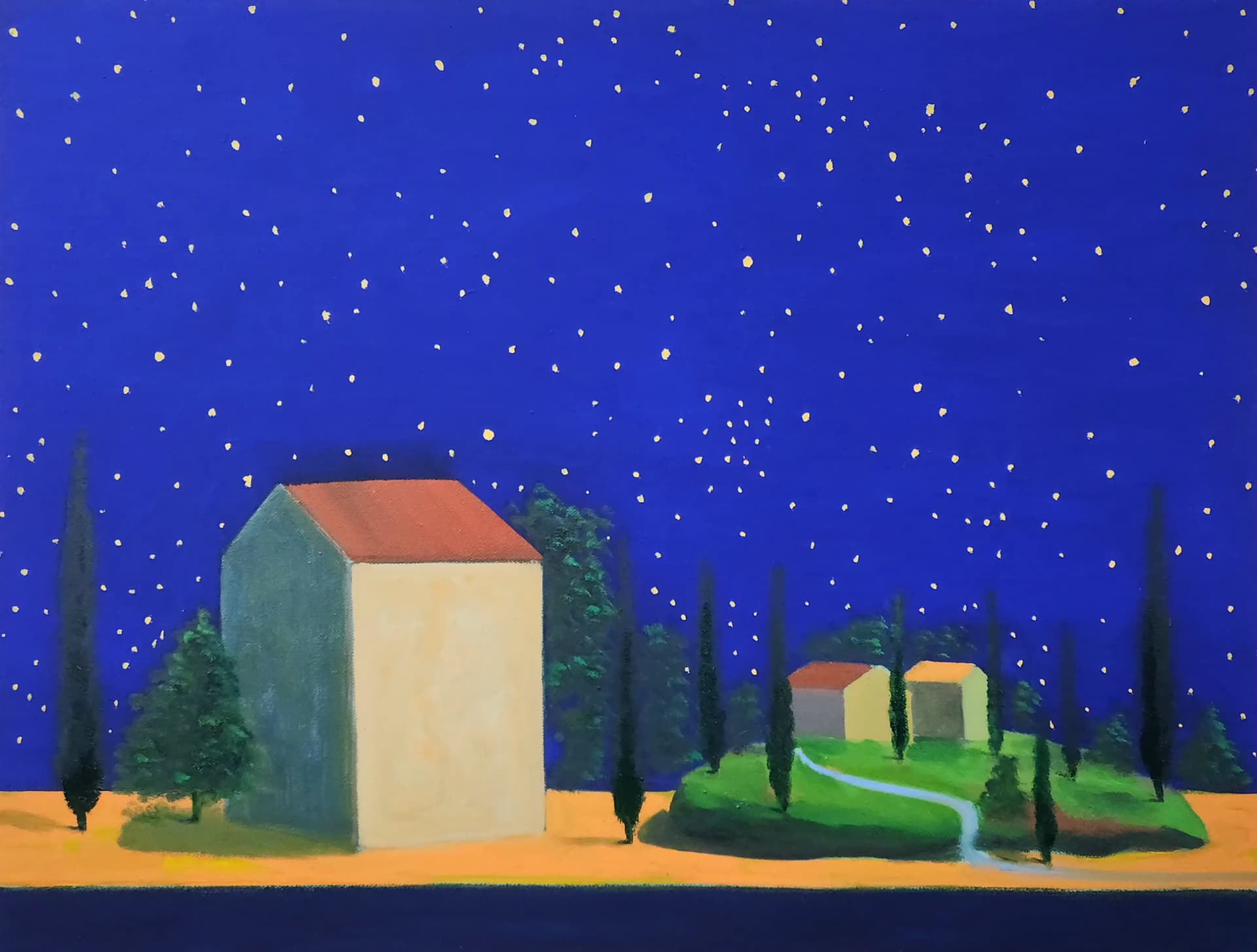 별밤1, oil on canvas 2026 - 장일권