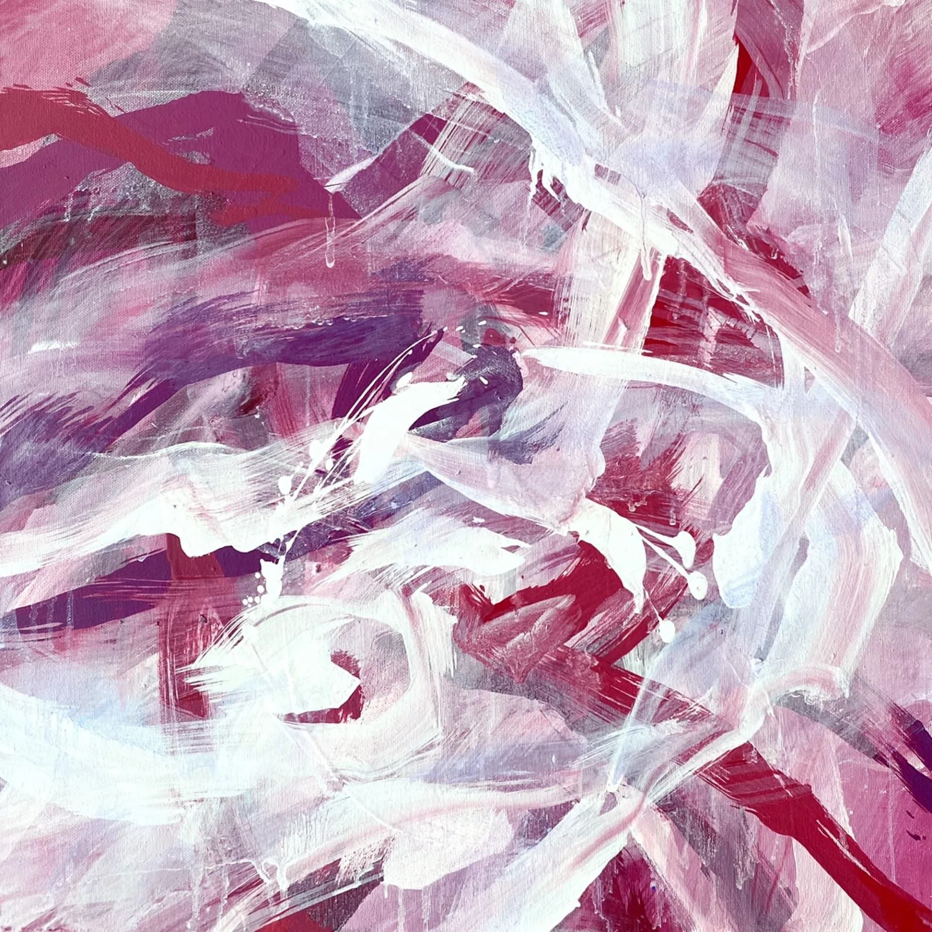 Scattered lights 3, Oil on canvas - Kim Reisi