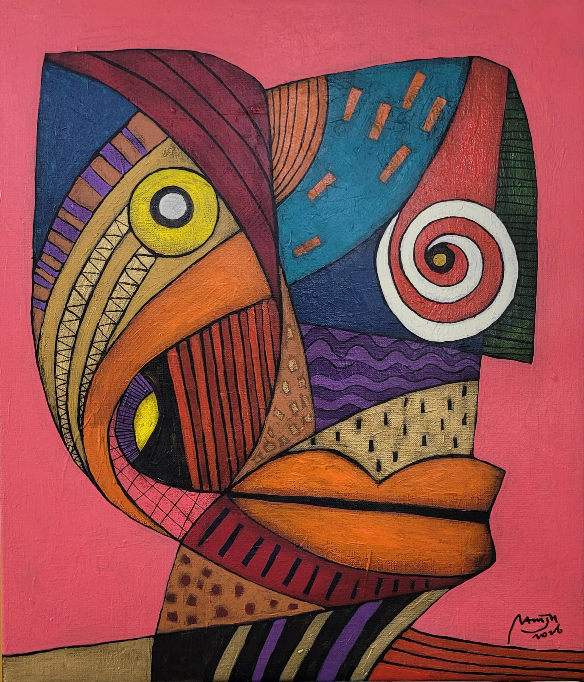 인생, 그 모순성에 대하여, acrylic on canvas - 남진현