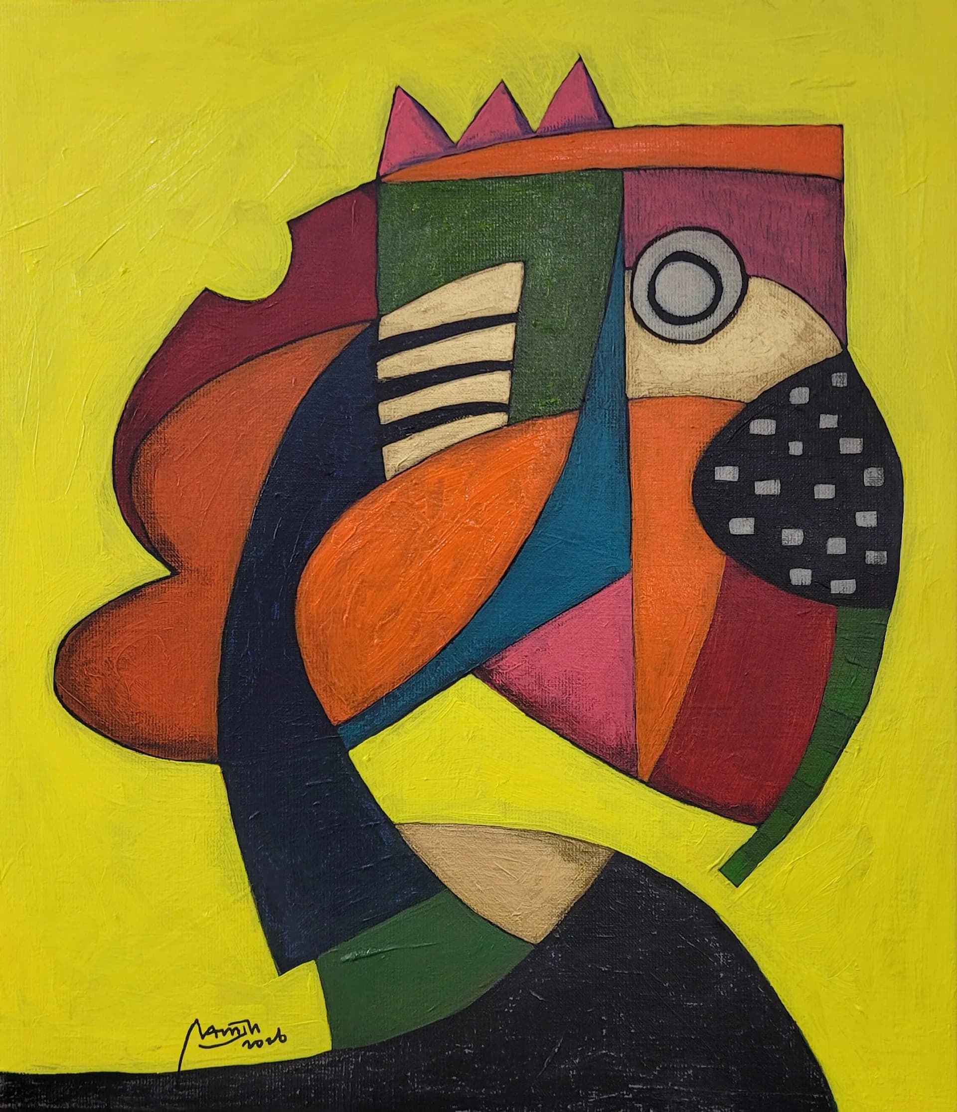 Life, On Its Emptiness, acrylic on canvas - Nam, Jin Hyun