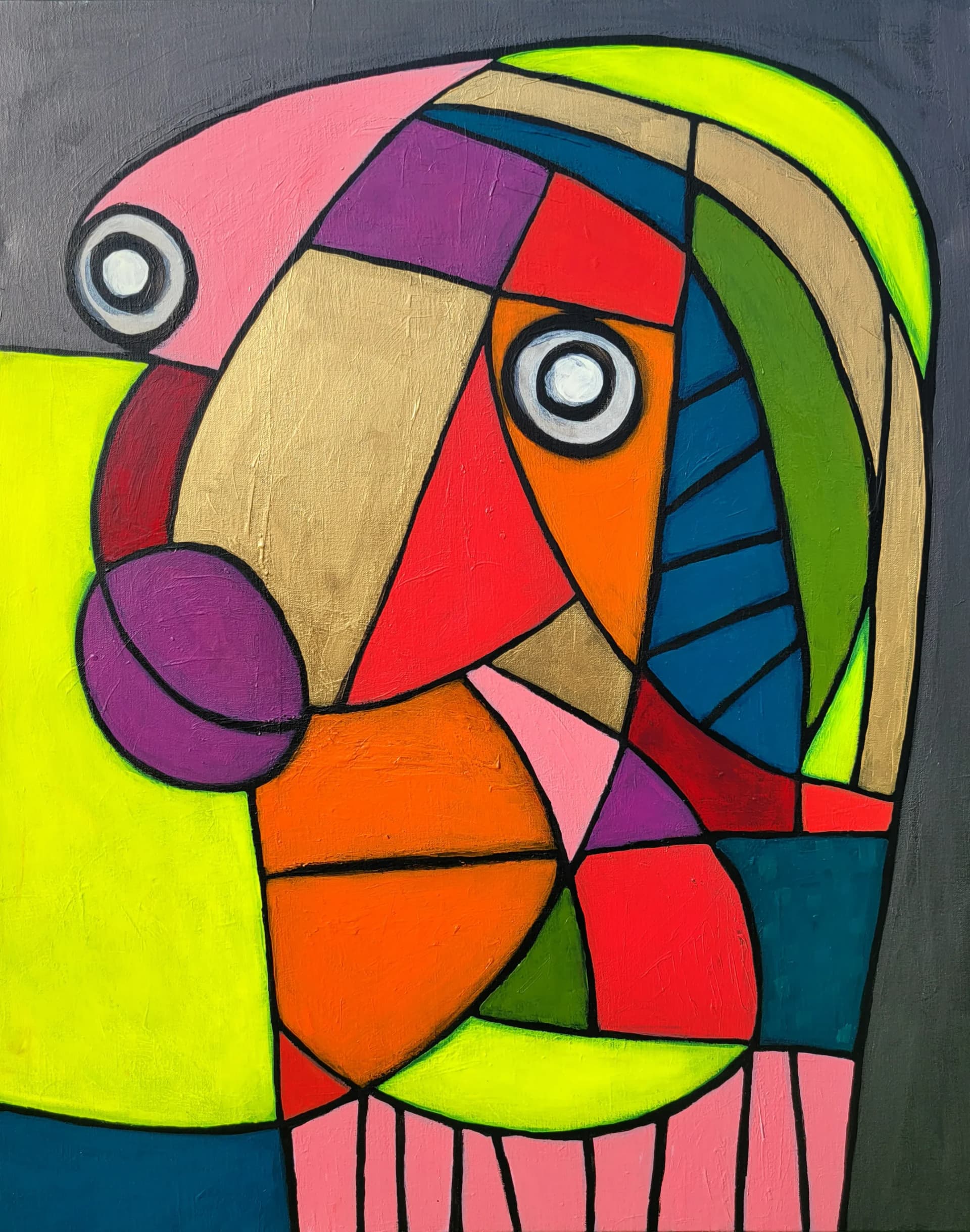 지친 그대에게, acrylic on canvas - Nam, Jin Hyun