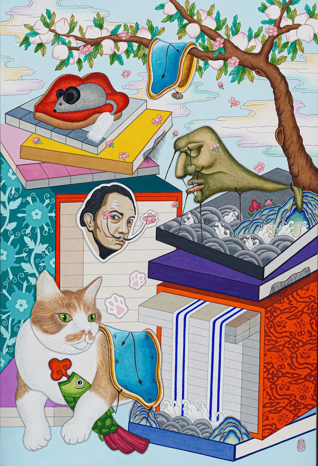 Chaekgeori x Salvador Dali - Lee Munhyeong