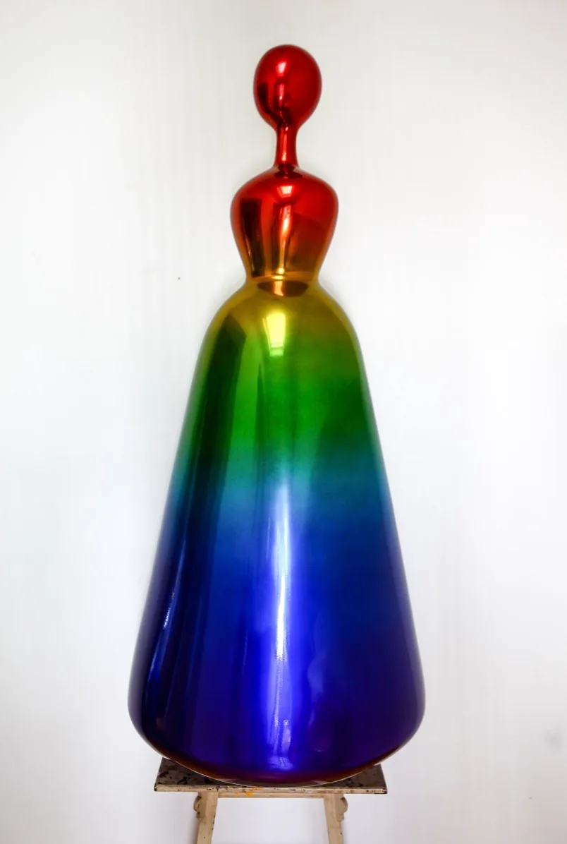 Ottogi Chrome Rainbow (blue top), Car paint on resin - 양순열