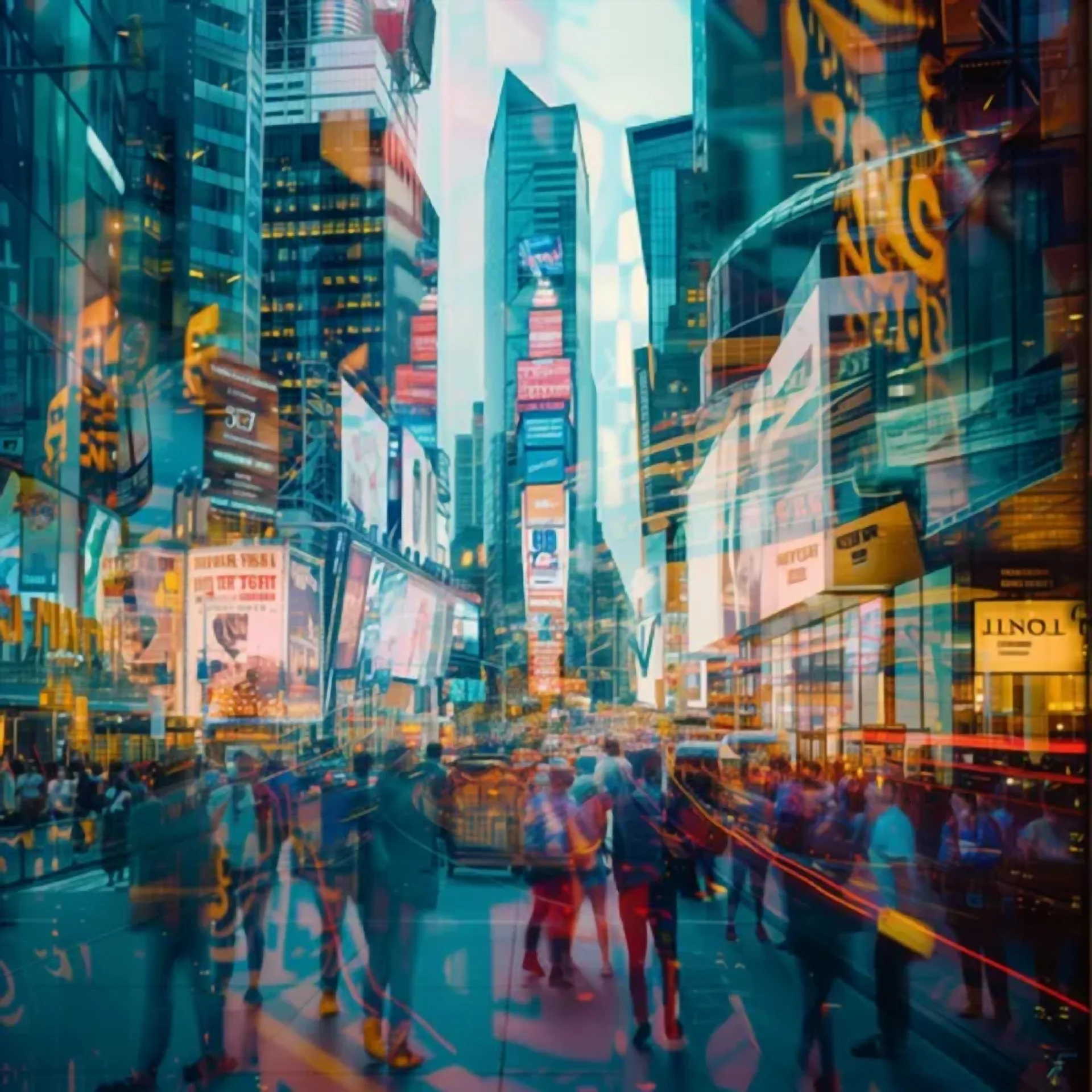 Intersection of Memory, Speed, and Information, Digital print - Park Jihye