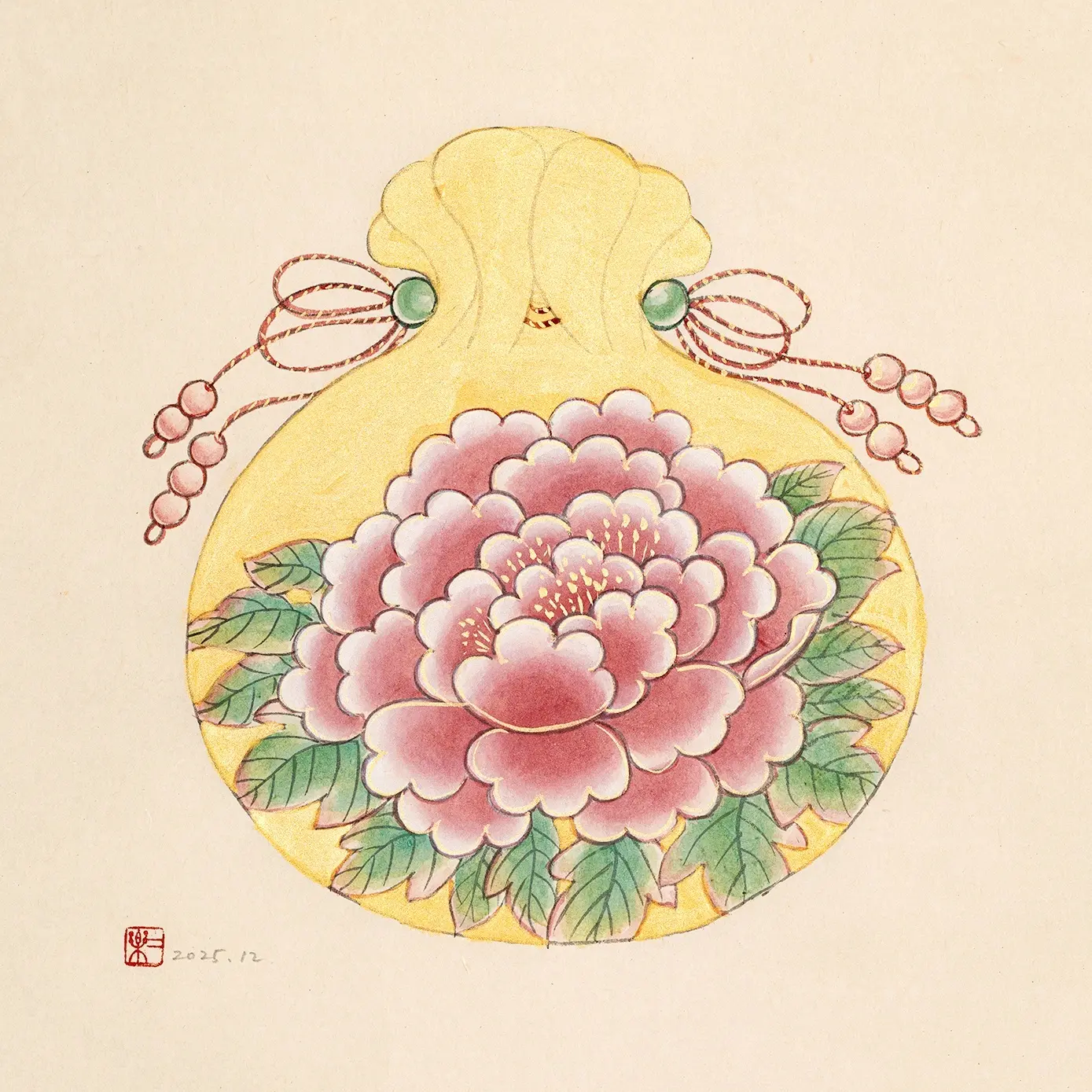 복주머니(핑크) - 조이락